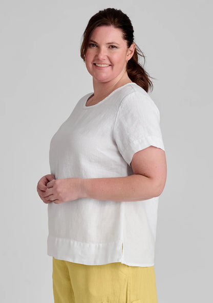 Roadie Tee - Linen T Shirt - FINAL SALE