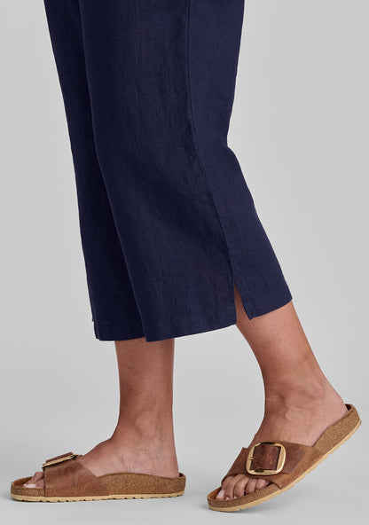 Push Outs - Linen Pants With Elastic Waist - FINAL SALE