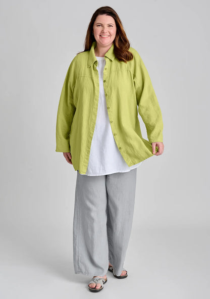 Dramatic Shirt - Linen Button Down Shirt - FINAL SALE