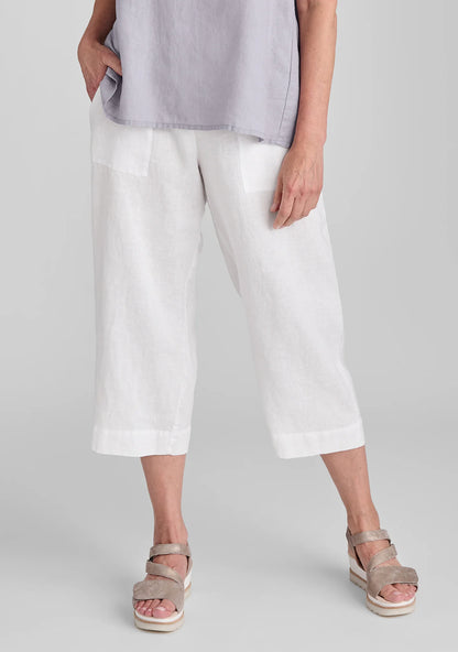Kate Pant - Linen Crop Pants
