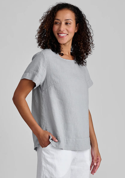 Roadie Tee - Linen T Shirt - FINAL SALE