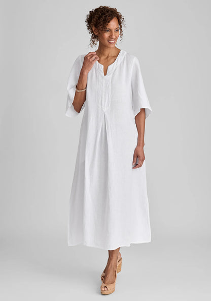 Caftan Dress - Linen Maxi Dress