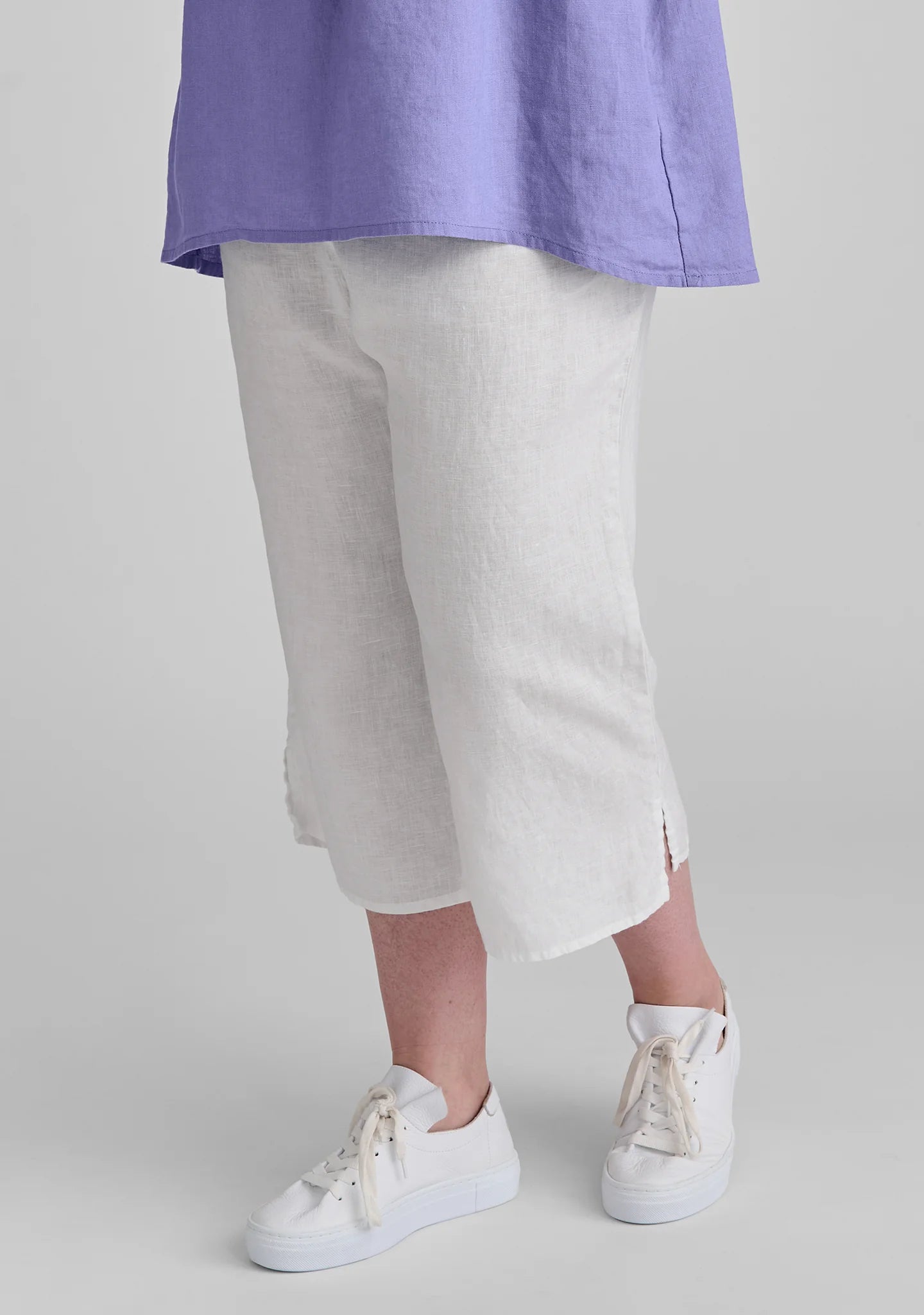 Push Outs - Linen Pants With Elastic Waist - FINAL SALE