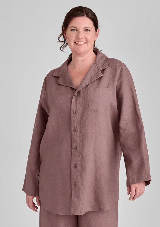 Anniversary Shirt - Linen Button Down Shirt - FINAL SALE