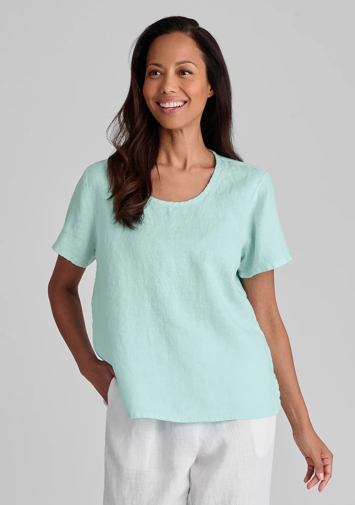 Fundamental Tee - Linen T Shirt - FINAL SALE