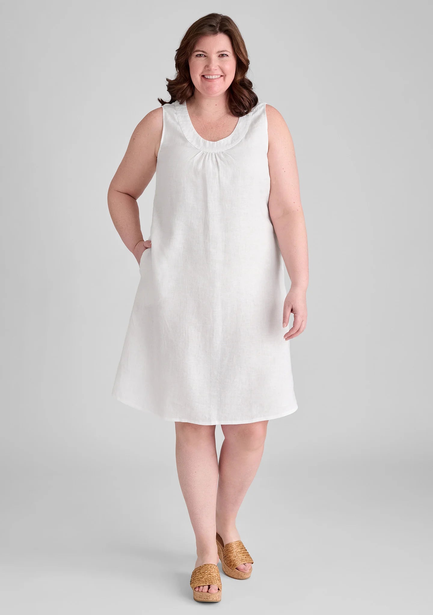 Tao Dress - Linen Shift Dress