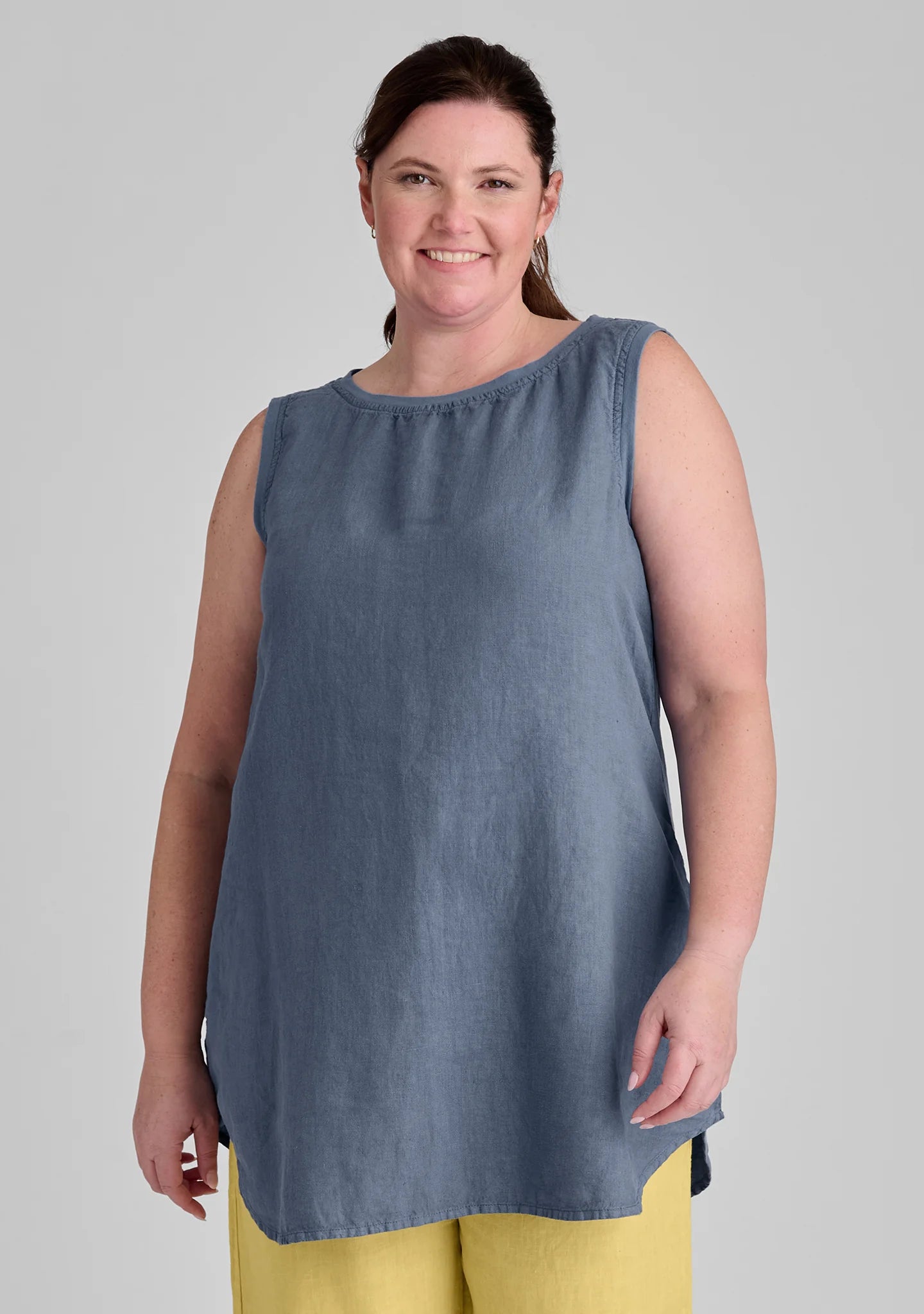 Coastal Tunic - Linen Tank Top - FINAL SALE