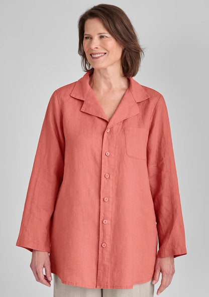 Anniversary Shirt - Linen Button Down Shirt - FINAL SALE