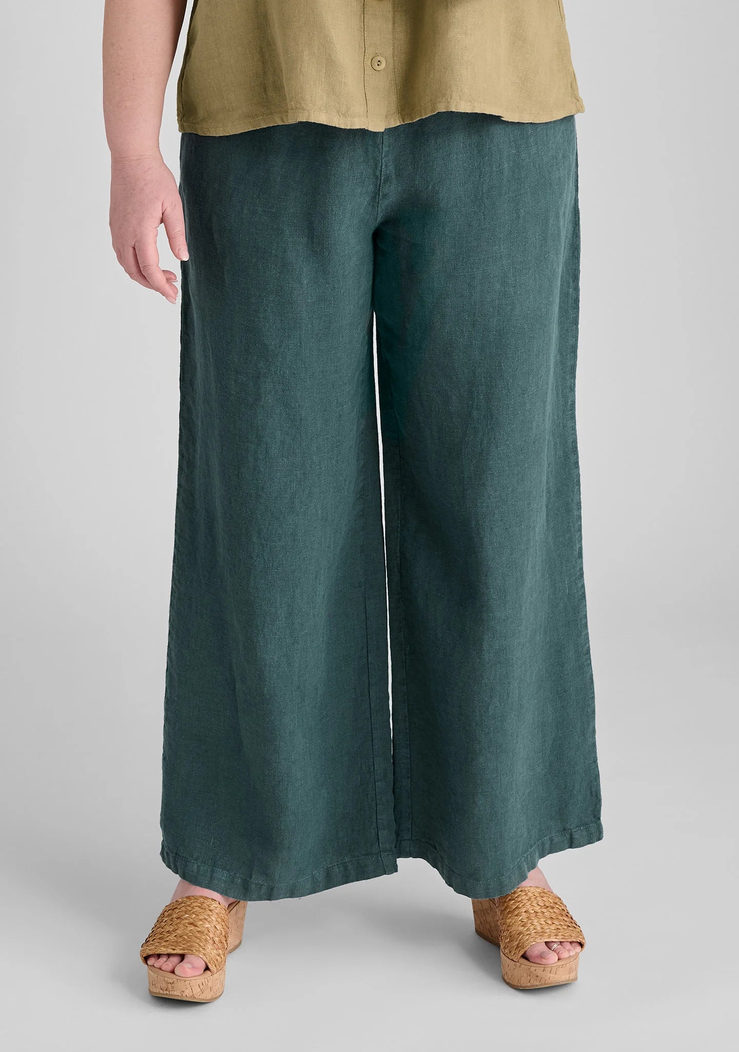 Flowing Pant - Linen Pants With Elastic Waist