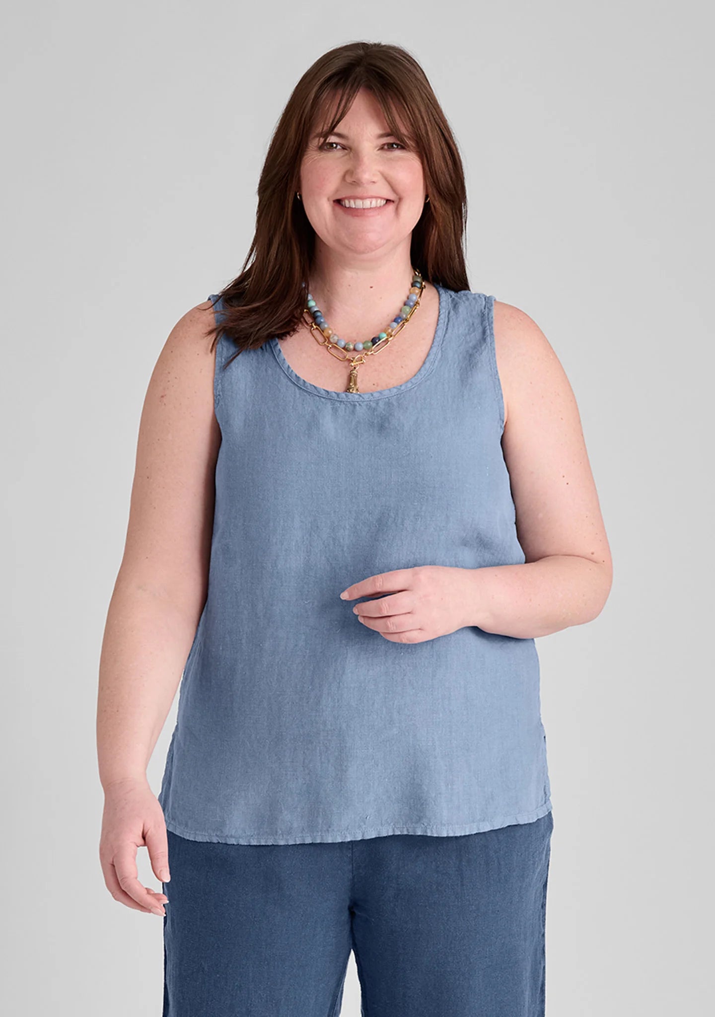 Fundamental Tank - Linen Tank Top
