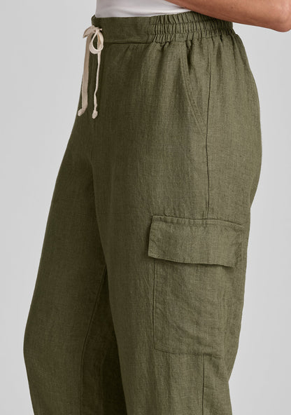 Nifty Pant - Linen Drawstring Pants - FINAL SALE