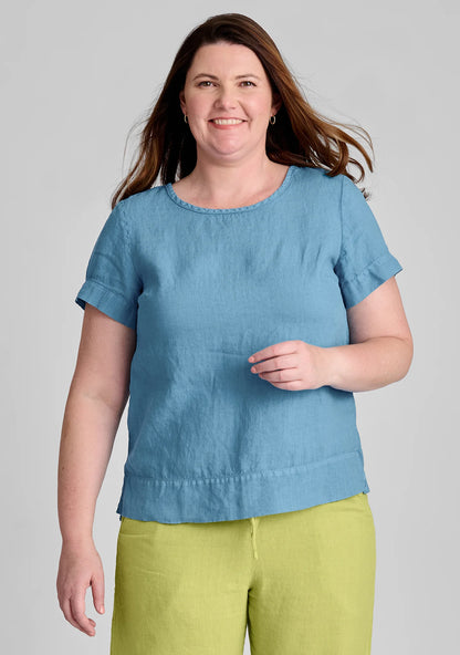 Roadie Tee - Linen T Shirt - FINAL SALE