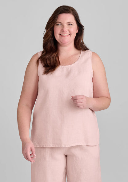 Fundamental Tank - Linen Tank Top - FINAL SALE