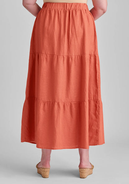 Gaia Skirt - Linen Maxi Skirt - FINAL SALE