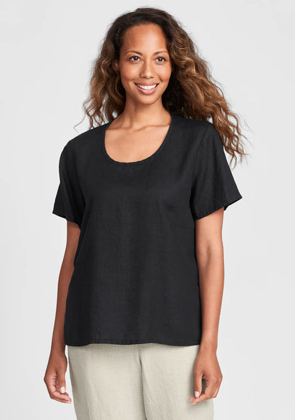 Fundamental Tee - Linen T Shirt - FINAL SALE