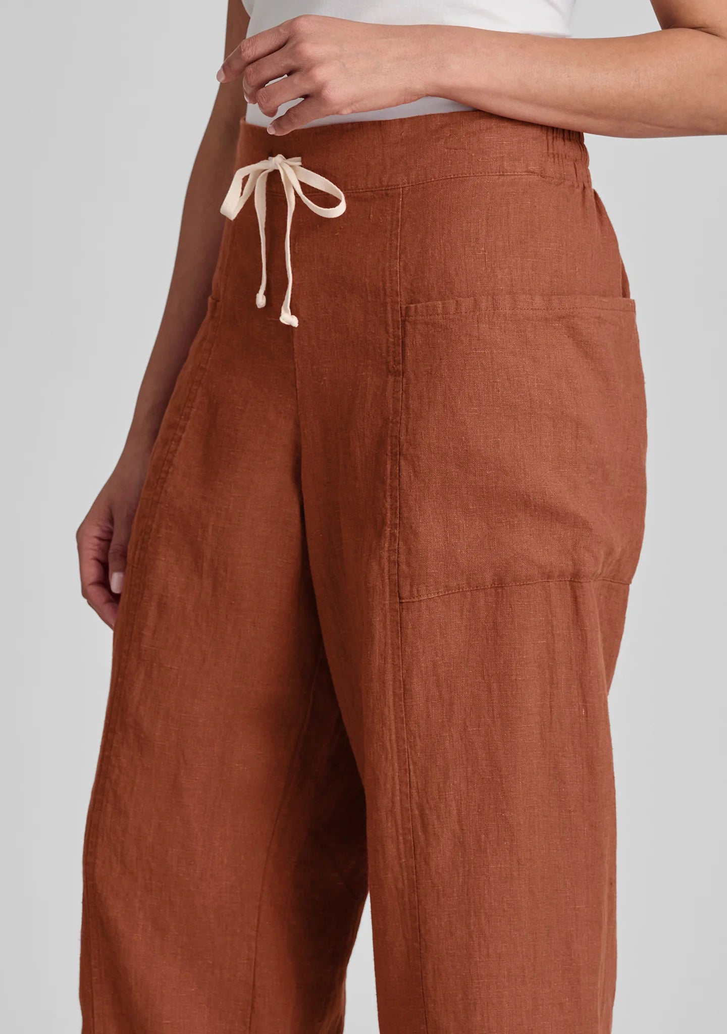 Keen Pant - Linen Drawstring Pants - FINAL SALE