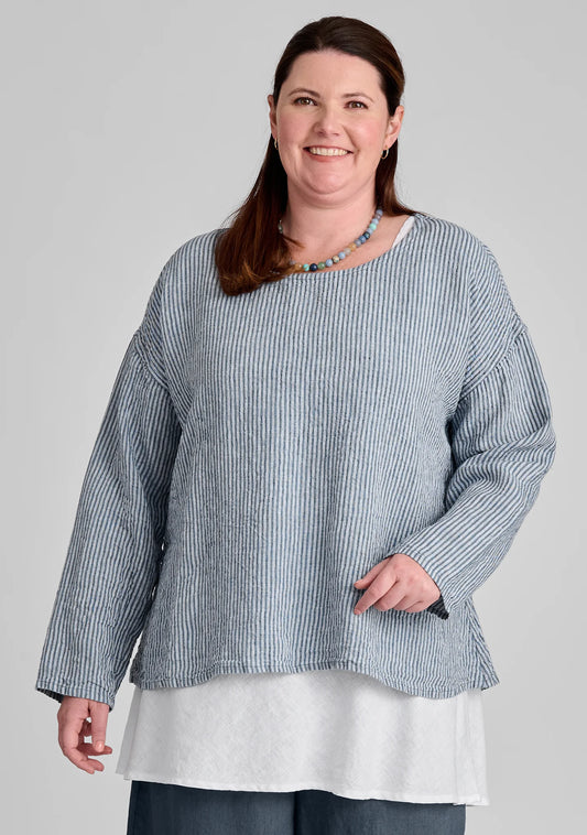 Throw It On - Long Sleeve Linen Shirt - FINAL SALE