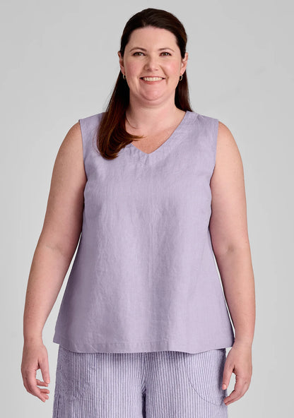 Gem Tank - Linen Tank Top - FINAL SALE