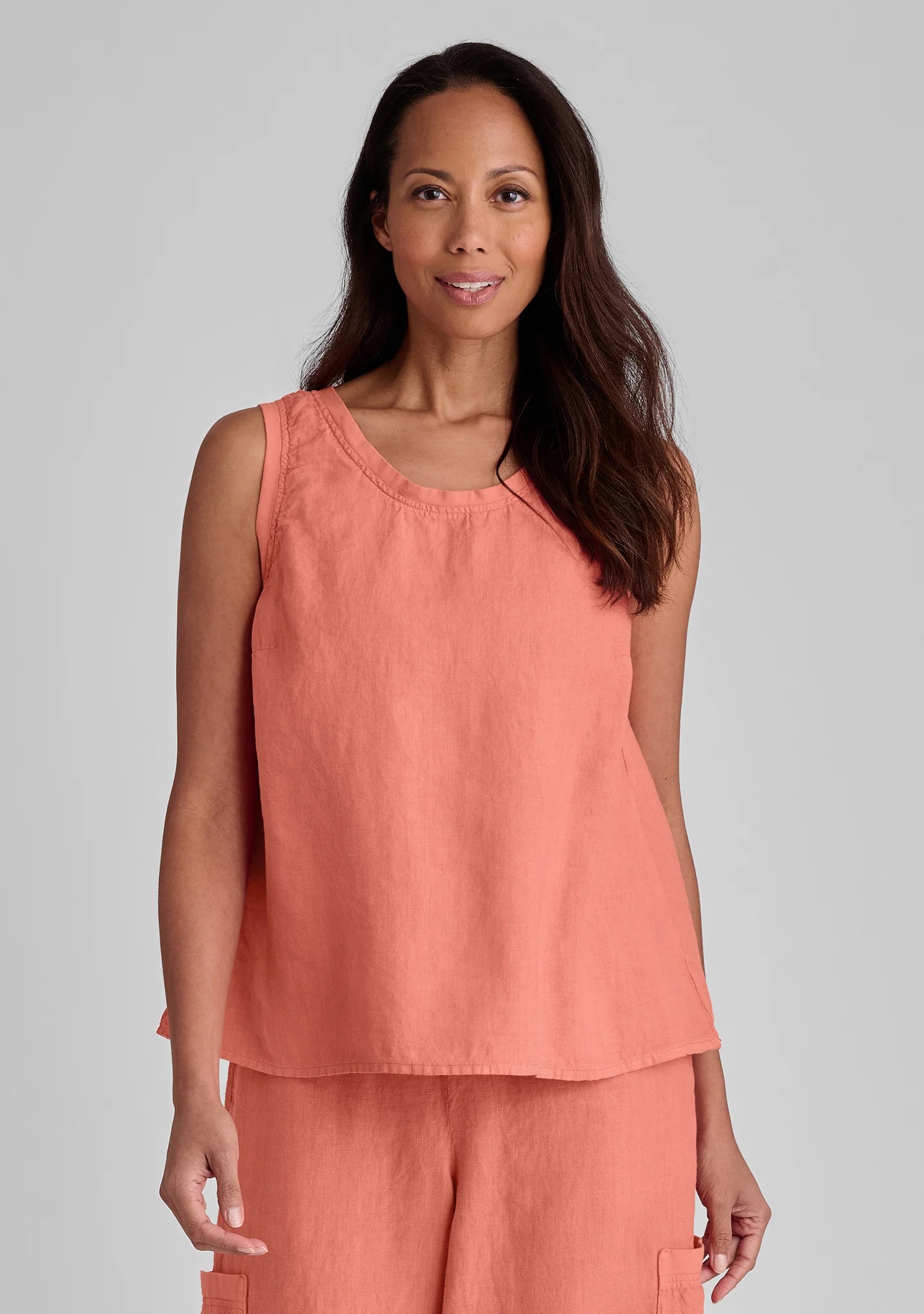 Everyday Tank - Linen Tank Top - FINAL SALE
