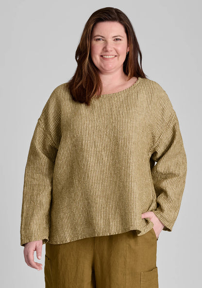 Throw It On - Long Sleeve Linen Shirt - FINAL SALE