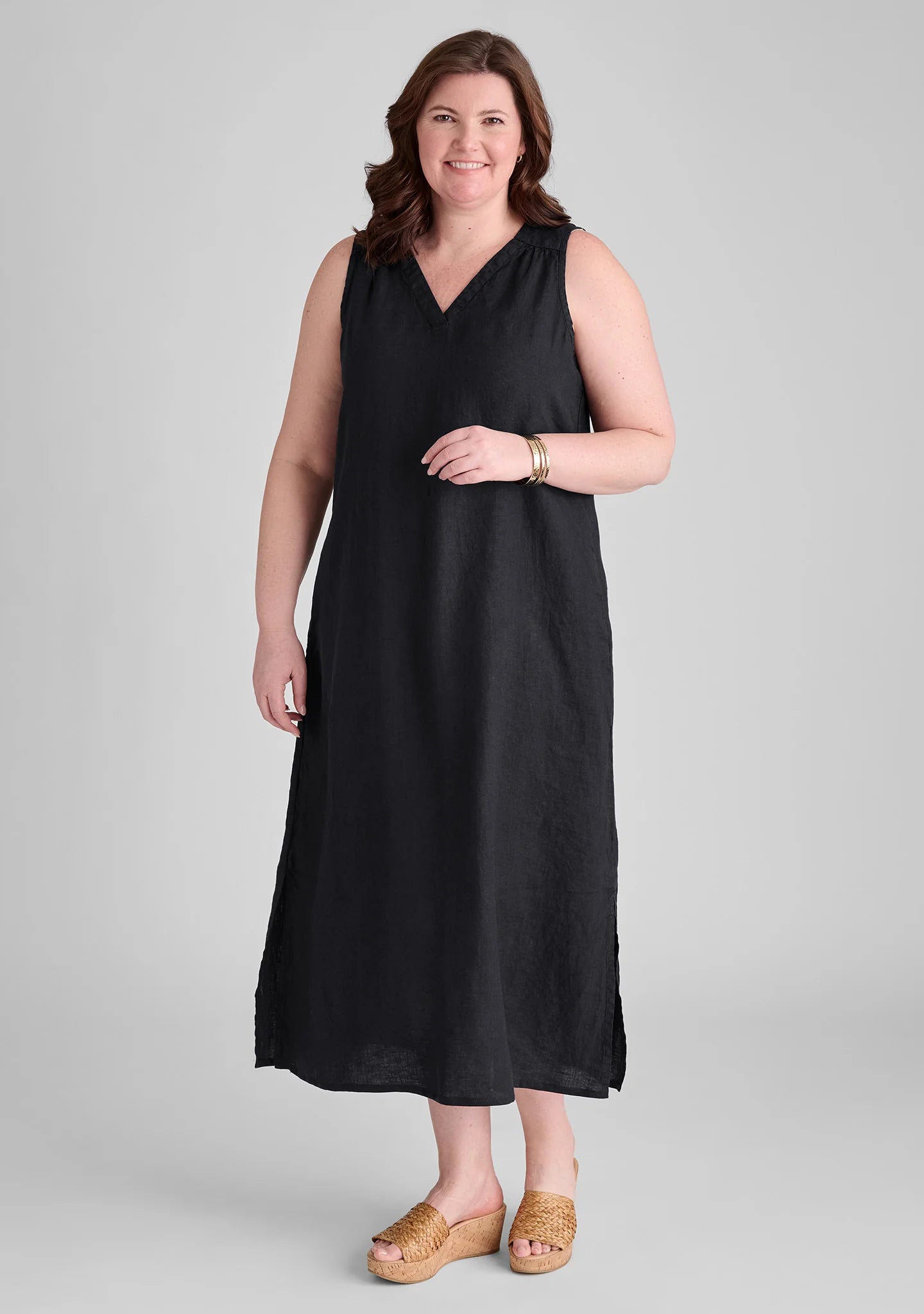 Calypso Dress - Sleeveless Linen Dress