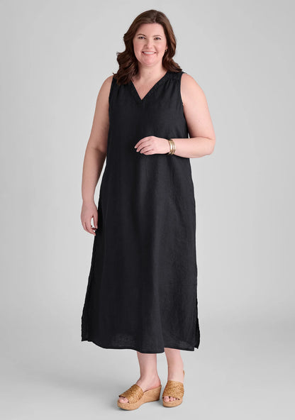 Calypso Dress - Sleeveless Linen Dress