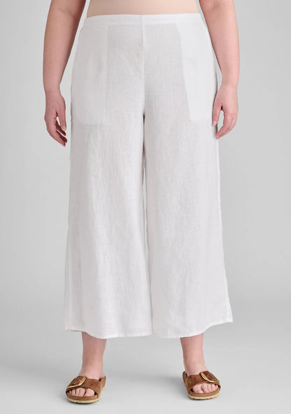 Sociable Flood - Wide Leg Linen Pants