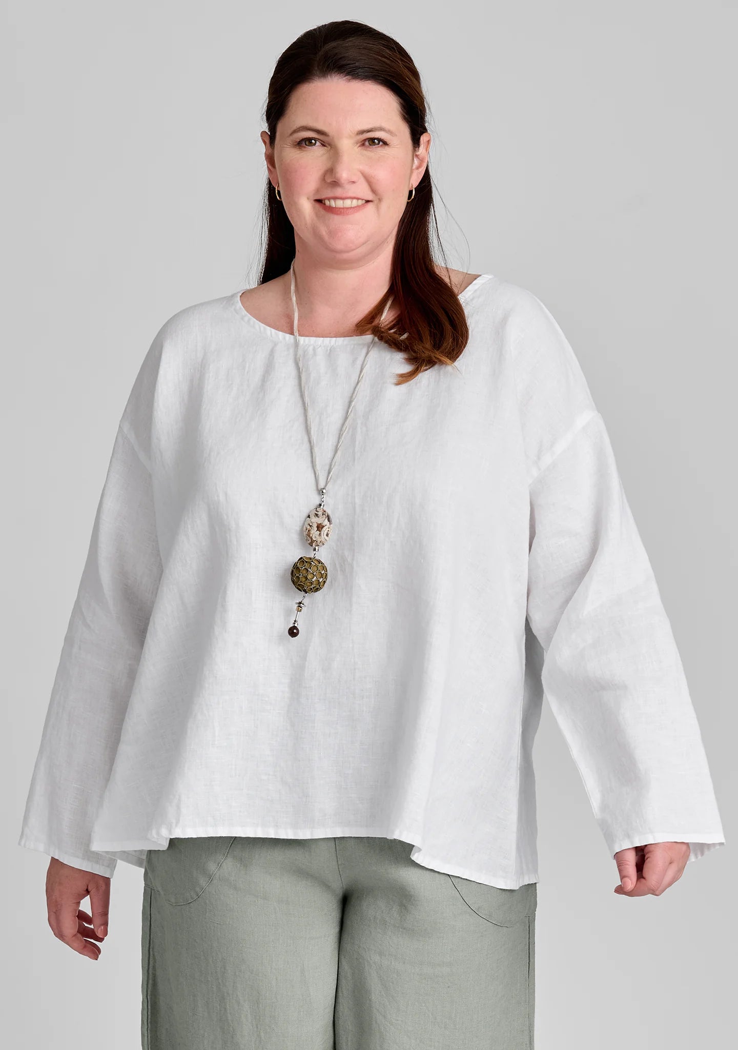 Throw It On - Long Sleeve Linen Shirt - FINAL SALE