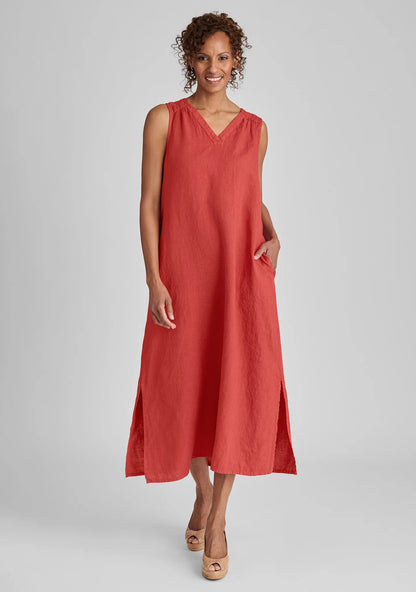 Calypso Dress - Sleeveless Linen Dress