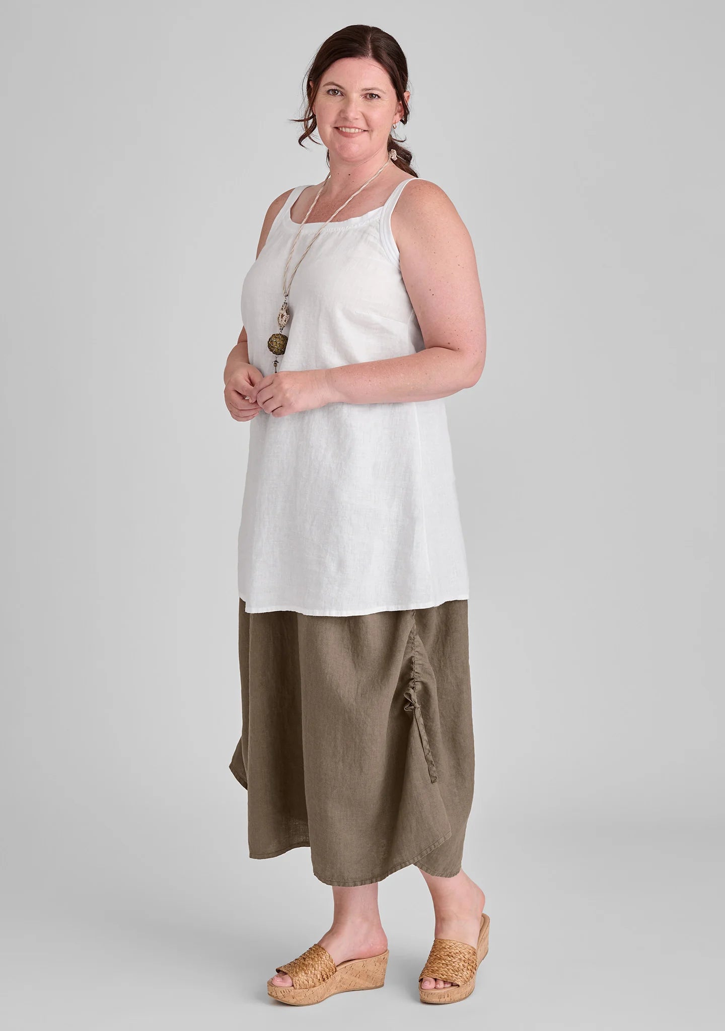 Upward Tunic - Linen Tank Top
