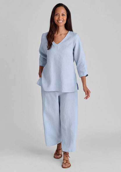 V Pullover - Linen Shirt - FINAL SALE
