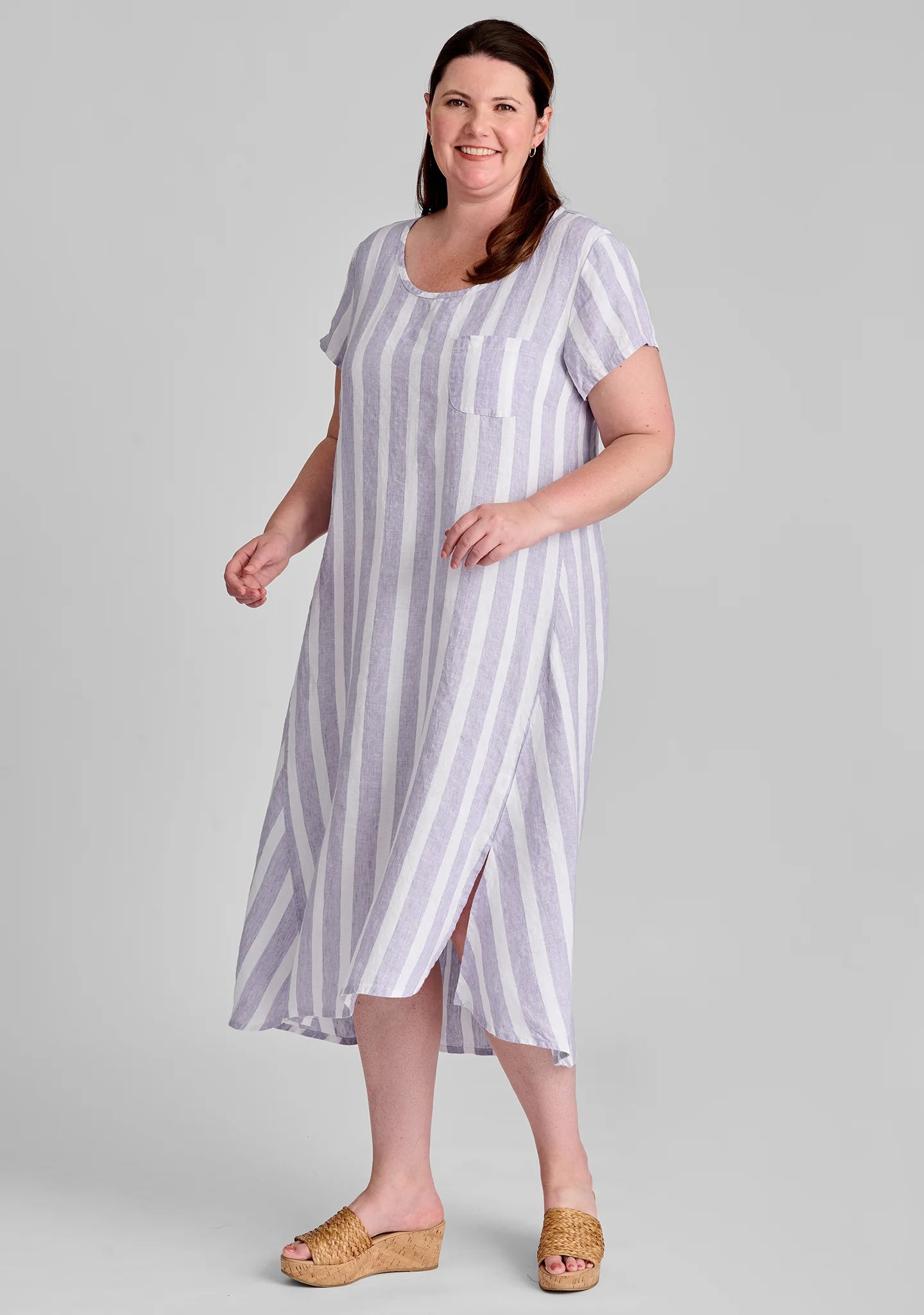 Stretched Top - Linen Shift Dress - FINAL SALE