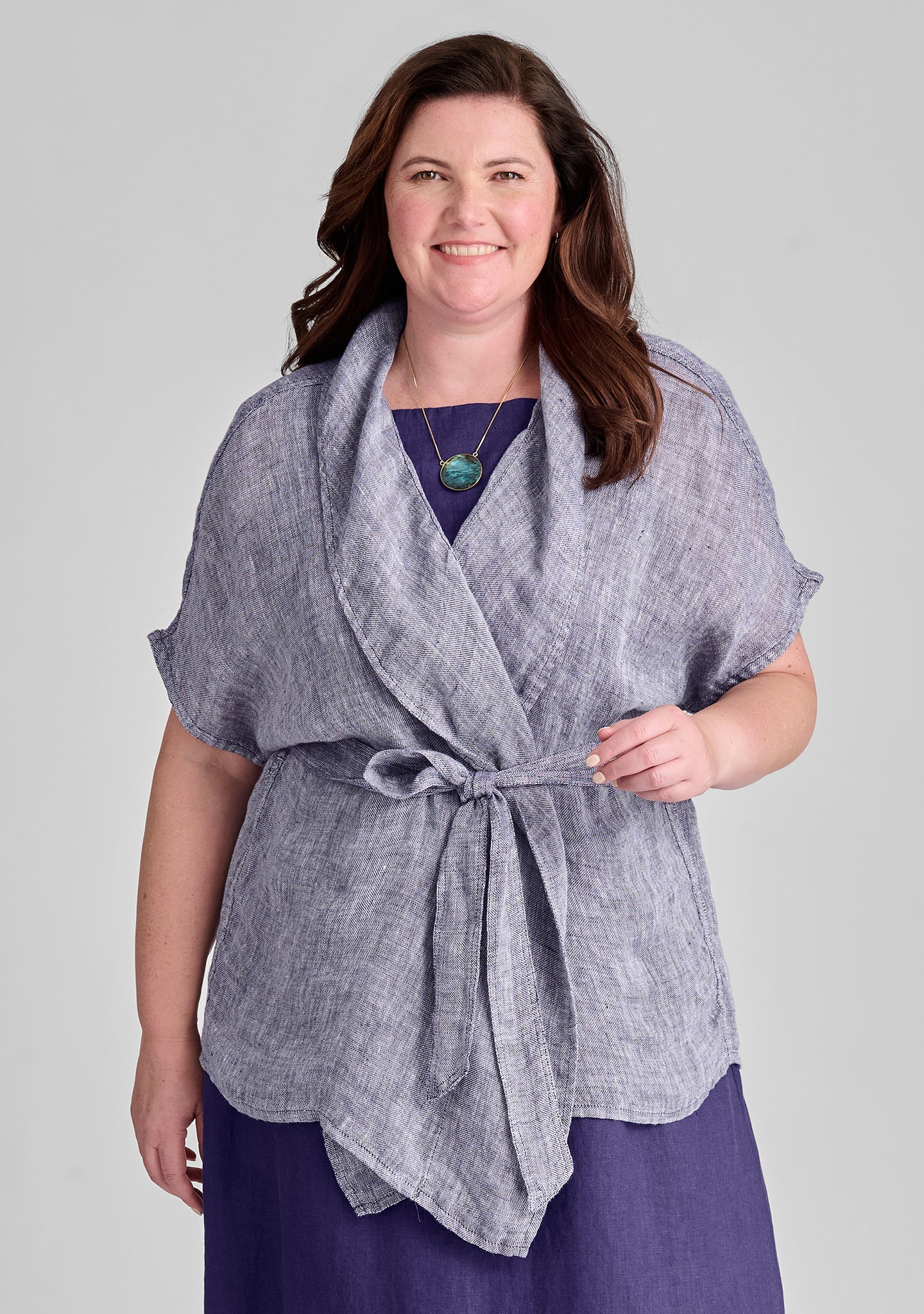 Obscure Wrap - Linen Cardigan - FINAL SALE
