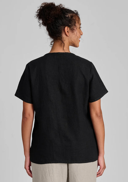 Fundamental Tee - Linen T Shirt - FINAL SALE