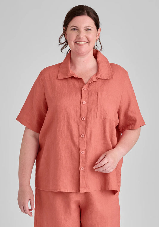 Recamp - Linen Button Down Shirt - FINAL SALE