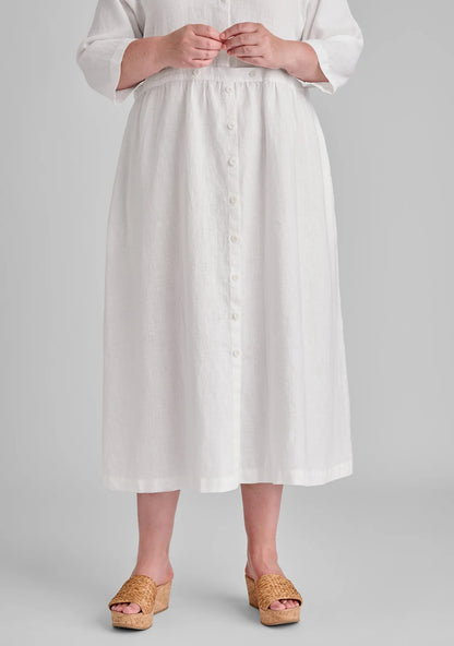 Button Down Dress - Linen Maxi Dress