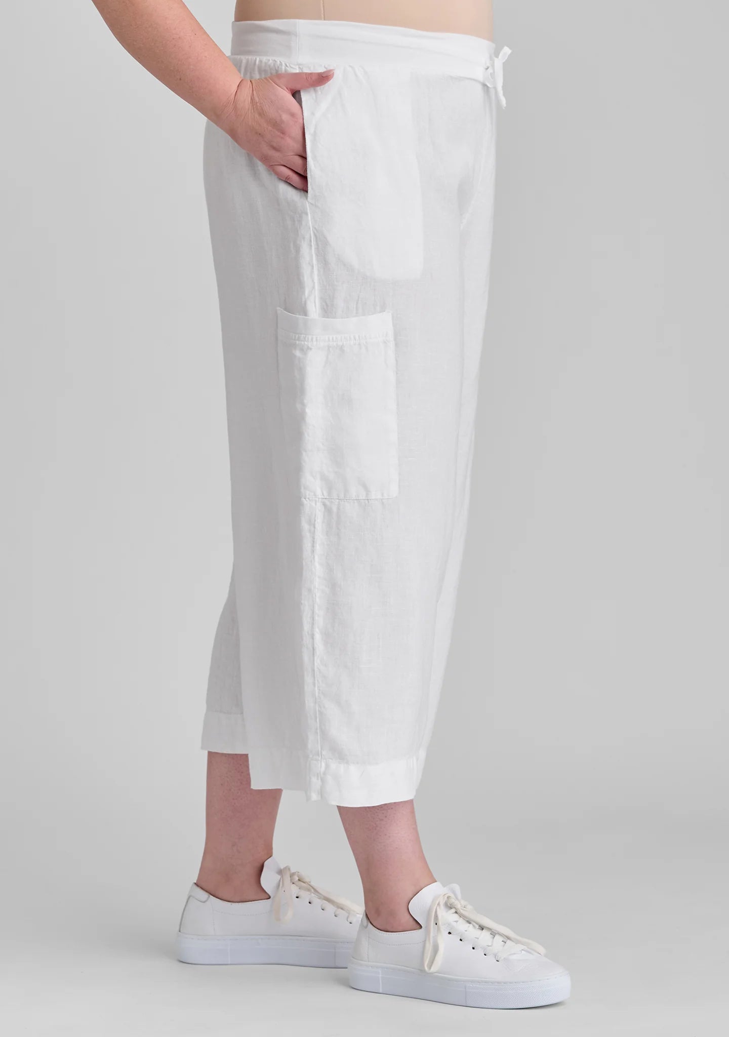 Full Time Pant - Linen Drawstring Pants - FINAL SALE