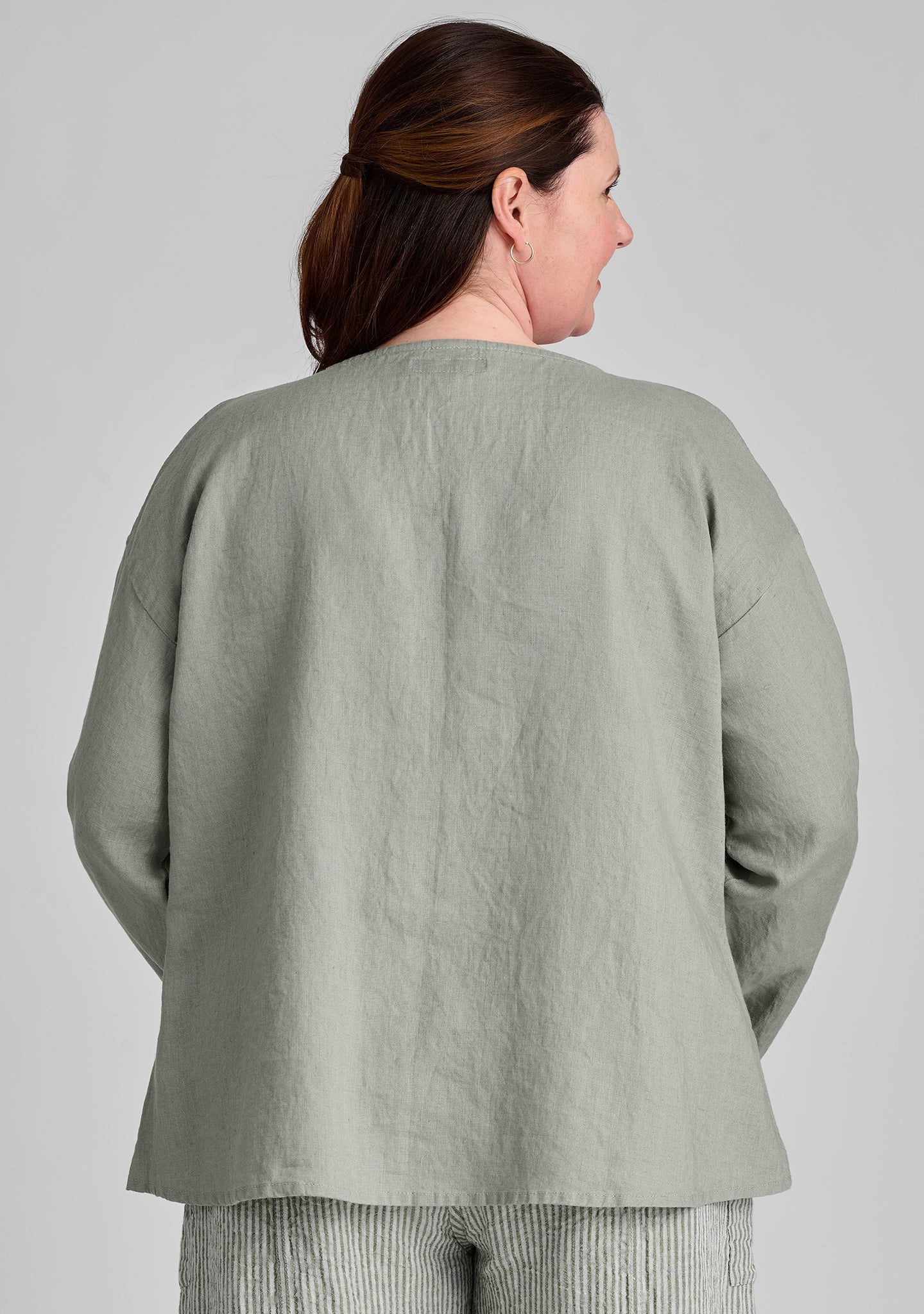 Throw It On - Long Sleeve Linen Shirt - FINAL SALE