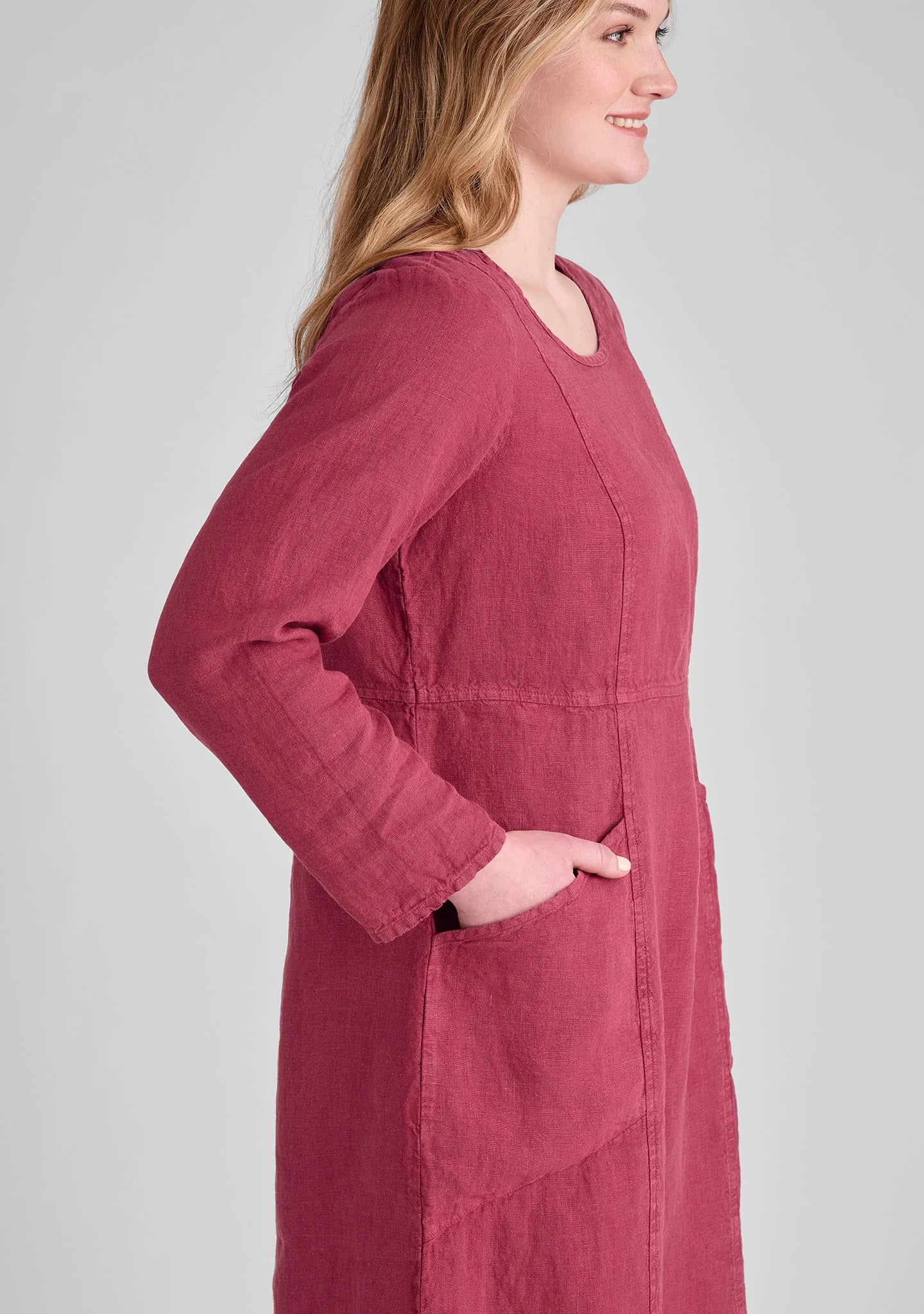 Vintage Dress - Linen Dress