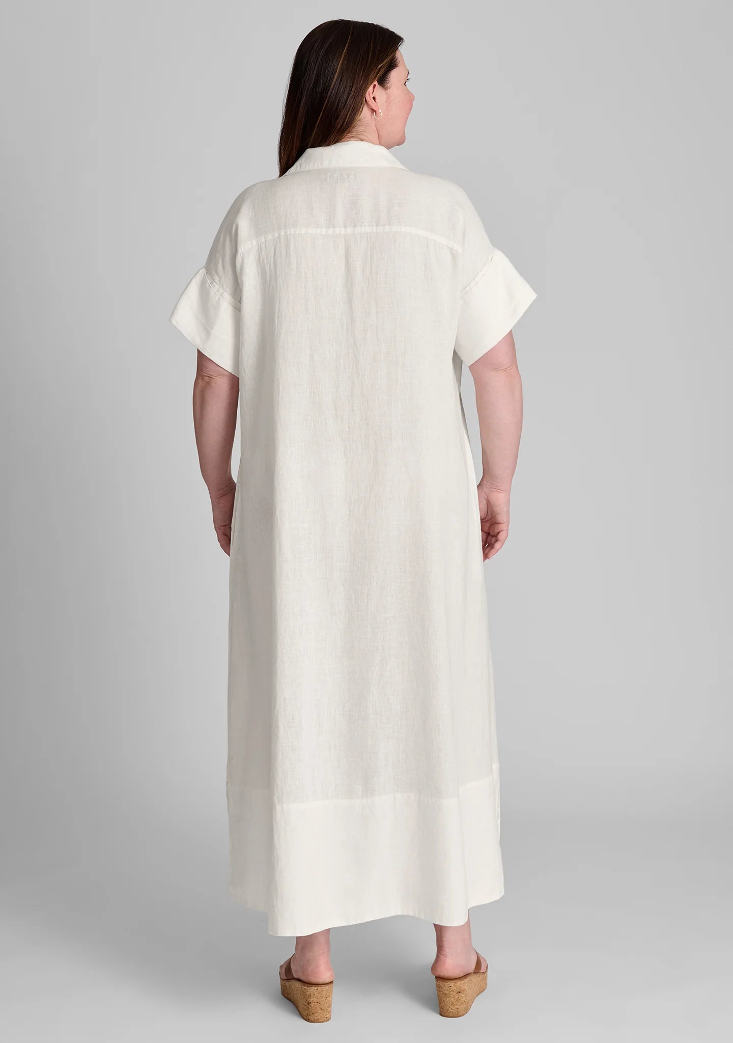 Artful Shirtdress - Linen Dress - FINAL SALE