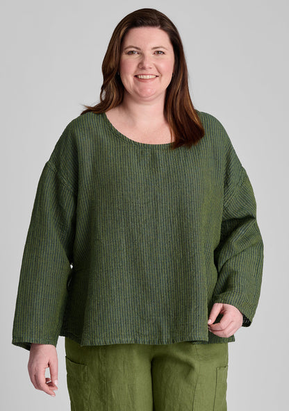 Throw It On - Long Sleeve Linen Shirt - FINAL SALE